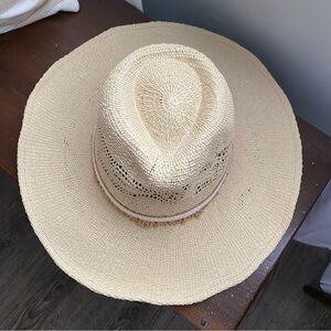 Elegant Cream Straw Hat
